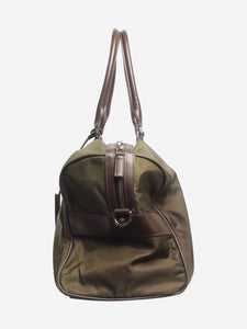 Prada Green nylon Boston bag