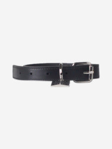 Givenchy Givenchy black leather dog collar