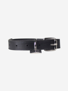 Givenchy Givenchy black leather dog collar