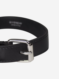 Givenchy Givenchy black leather dog collar