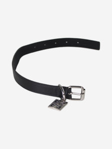 Givenchy Givenchy black leather dog collar