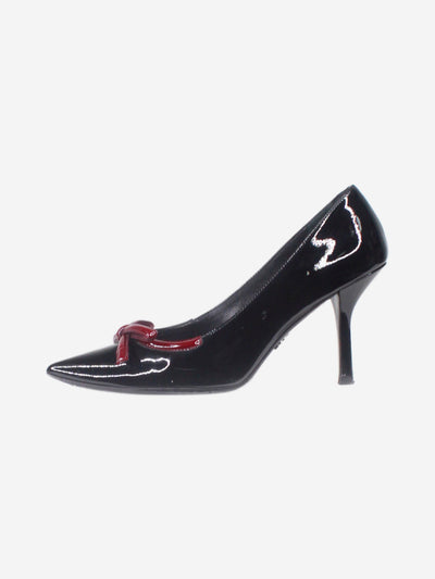 Black patent pointed-toe pumps - size EU 35 Heels Prada 