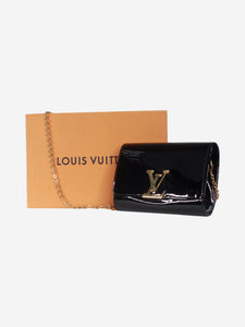 Louis Vuitton Black patent leather crossbody bag