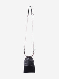 Maison Margiela Black contrasting leather pouch bag