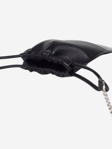 Maison Margiela Black contrasting leather pouch bag