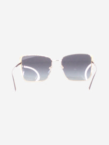 Bvlgari Gold square-frame sunglasses