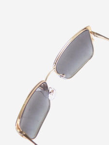 Bvlgari Gold square-frame sunglasses