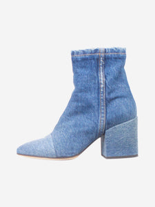 Dries Van Noten Blue denim ankle boots - size EU 39