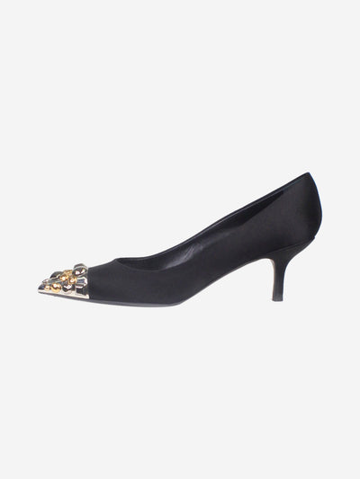 Black studded pointed-toe pumps - size EU 38.5 Heels Louis Vuitton 