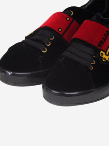 Prada Black velvet trainers - size EU 36.5