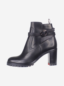 Christian Louboutin Black leather ankle boots - size EU 38.5