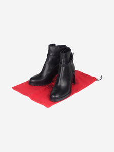 Christian Louboutin Black leather ankle boots - size EU 38.5