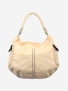 Prada Tan leather top handle bag