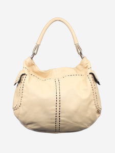 Prada Tan leather top handle bag