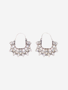 Isabel Marant Silver diamante earrings