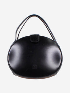 Loewe Black vintage circle Anagram bag