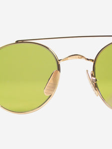 Thom Browne Gold titanium round sunglasses