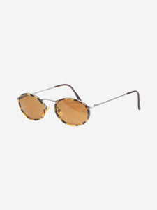 Ralph Lauren Brown tortoiseshell round sunglasses