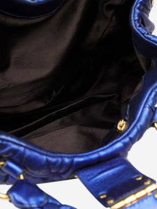 Miu Miu Blue Matelassé leather bag