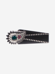 Isabel Marant Black studded leather belt