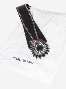 Isabel Marant Black studded leather belt