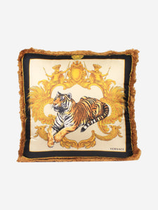 Versace Multicolour Tiger cushion