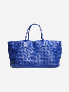 Bottega Veneta Blue large Cabat tote bag