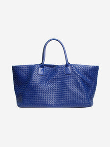 Bottega Veneta Blue large Cabat tote bag