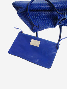 Bottega Veneta Blue large Cabat tote bag