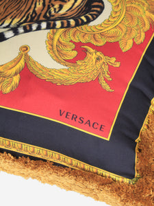 Versace Multicolour Tiger cushion