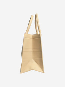 Christian Dior Sand leather book tote