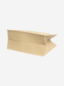 Christian Dior Sand leather book tote