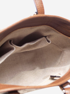 Gucci Brown Bree Monogram crossbody tote bag