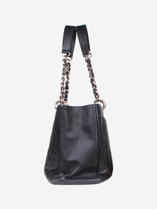 Chanel Black 2012 caviar leather GST tote