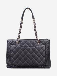 Chanel Black 2012 caviar leather GST tote