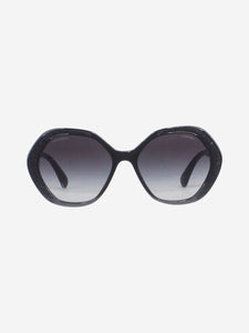 Chanel Black Irregular sunglasses