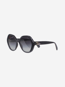 Chanel Black Irregular sunglasses