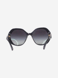 Chanel Black Irregular sunglasses