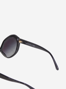 Chanel Black Irregular sunglasses