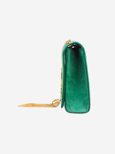 Saint Laurent Green suede Kate tassel shoulder bag