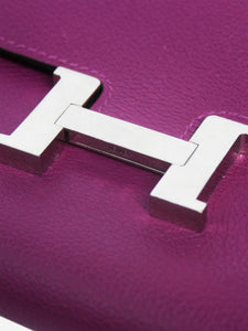 Hermes Purple Constance Wallet To Go