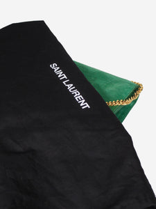 Saint Laurent Green suede Kate tassel shoulder bag