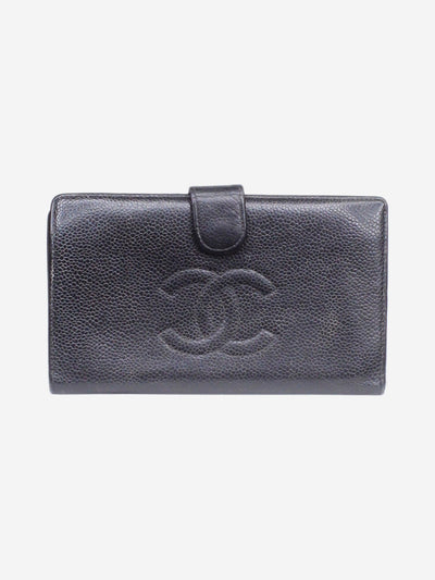 Black vintage Caviar leather wallet Wallets, Purses & Small Leather Goods Chanel 