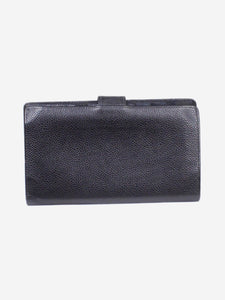 Chanel Black vintage Caviar leather wallet