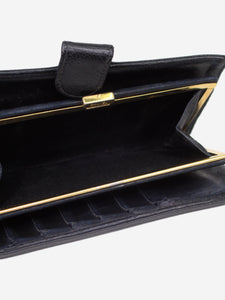 Chanel Black vintage Caviar leather wallet