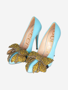 Gucci Turquoise leather pumps - size EU 36