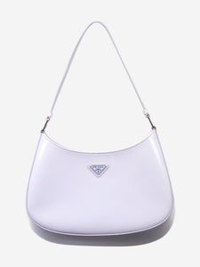 Prada Purple Cleo brushed leather shoulder bag