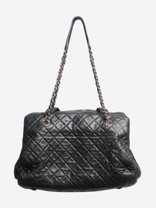 Chanel Black 2014 lambskin diamond-quilted tote bag