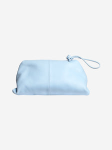 Bottega Veneta Blue The Trine leather clutch