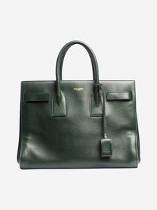 Saint Laurent Dark green Sac De Jour 2way bag